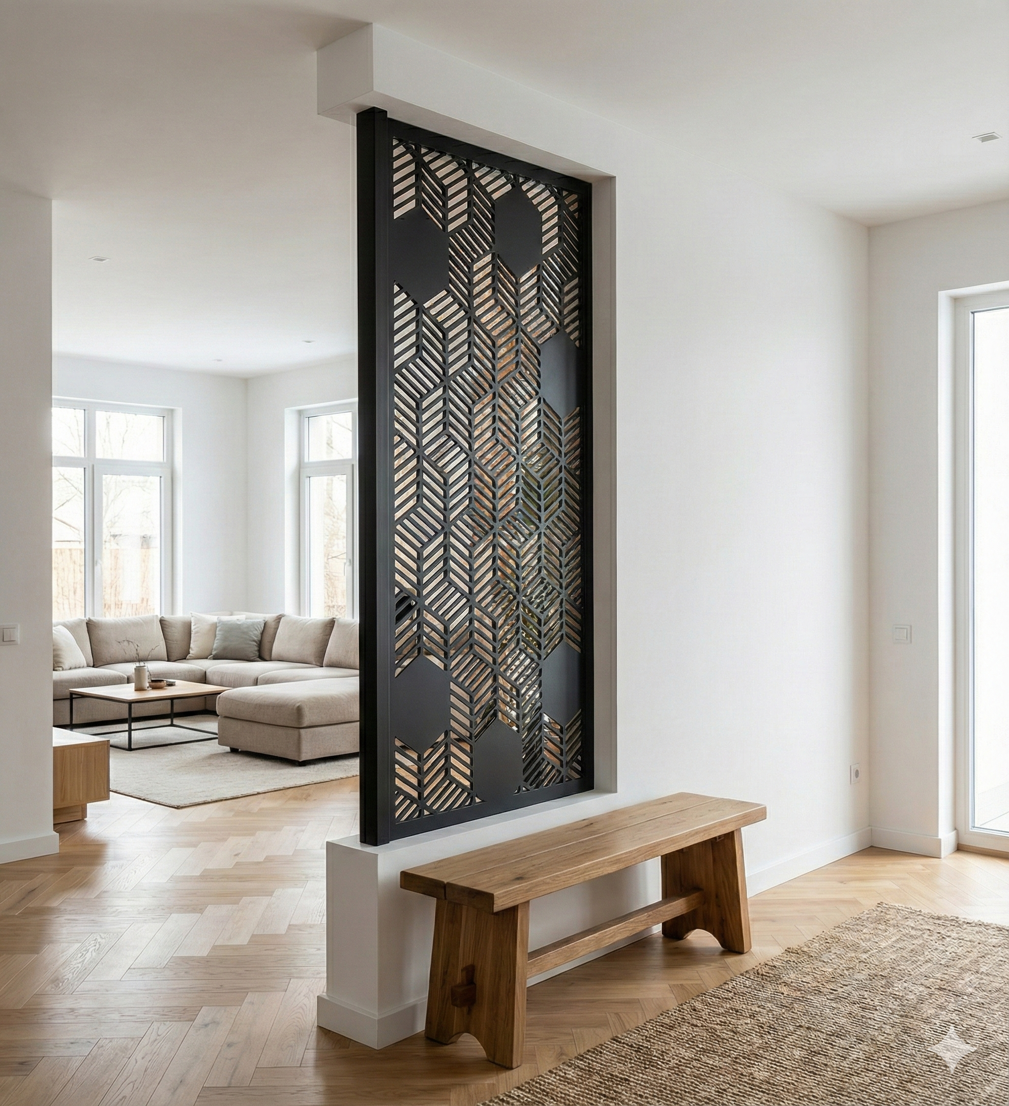 Panou Metalic Interior | Exterior Debitat Laser | Personalizabil 1x2m | Valex