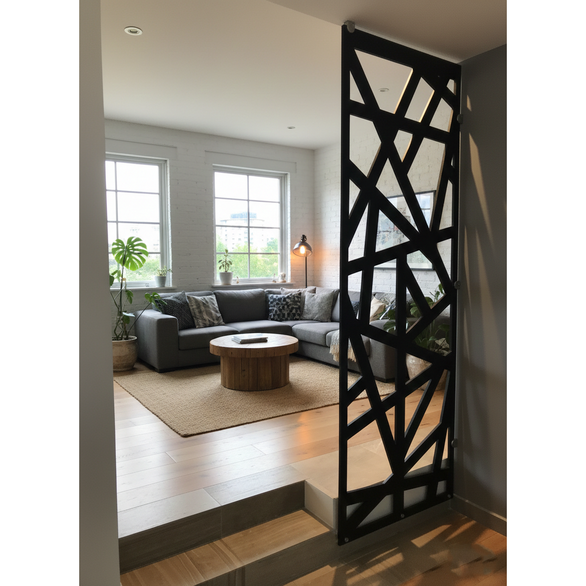 Panou Metalic Interior | Exterior Debitat Laser | Personalizabil 1x2m | Linea