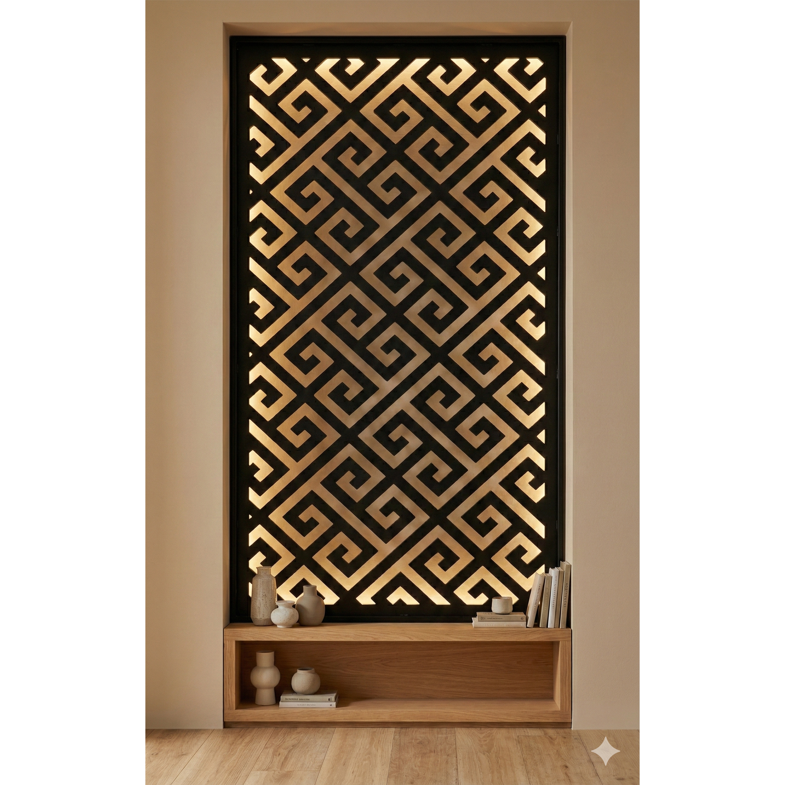 Panou Metalic Interior | Exterior Debitat Laser | Personalizabil 1x2m  | Anox